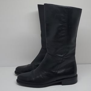 Naturalizer Black Leather Boots 6.5